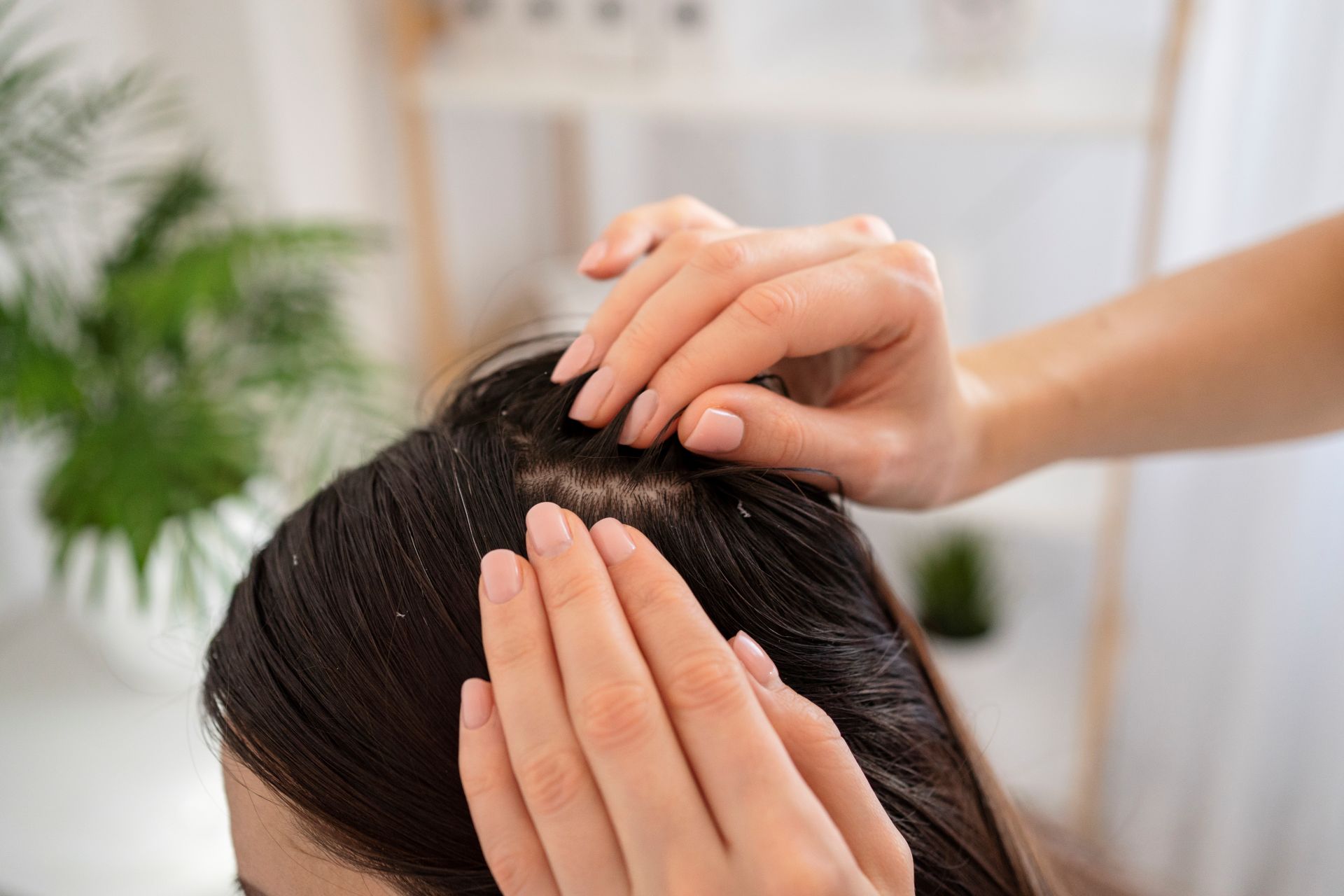 Scalp treatment to control dandruff and improve scalp health by Dr. Vaishna Aesthetic Physician